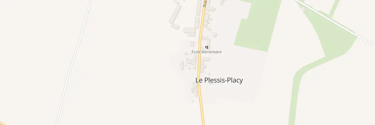 Plan du 20 Rue de l’Eglise au Plessis-Placy