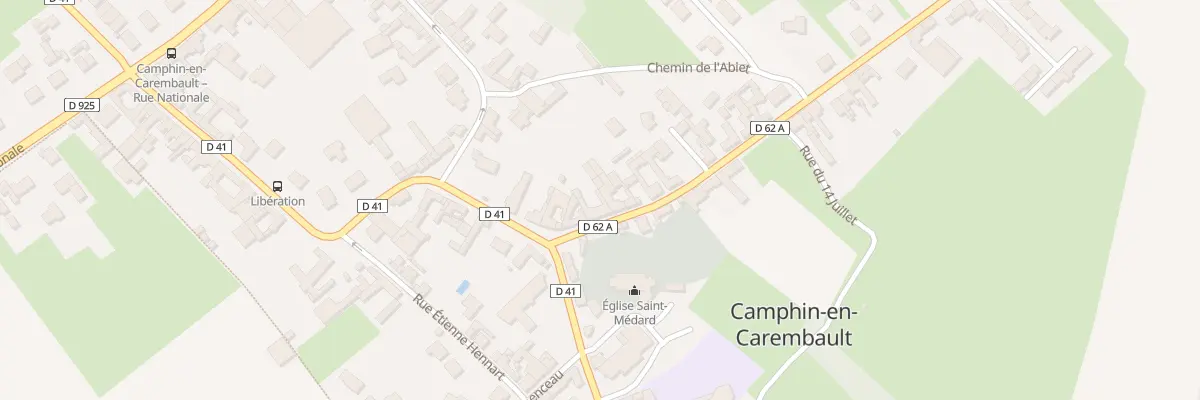 Plan du 3 Rue du 14 Juillet à Camphin-en-Carembault