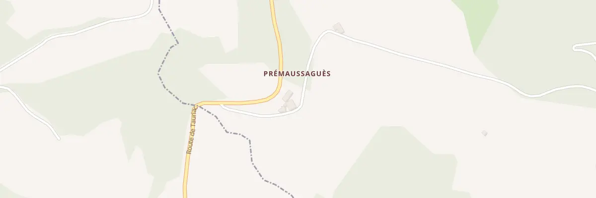 Plan du 5025 Prat Maussagues à Tauriac-de-Camarès