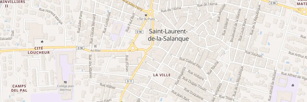 Plan du 2 Rue Gabriel Péri à Saint-Laurent-de-la-Salanque