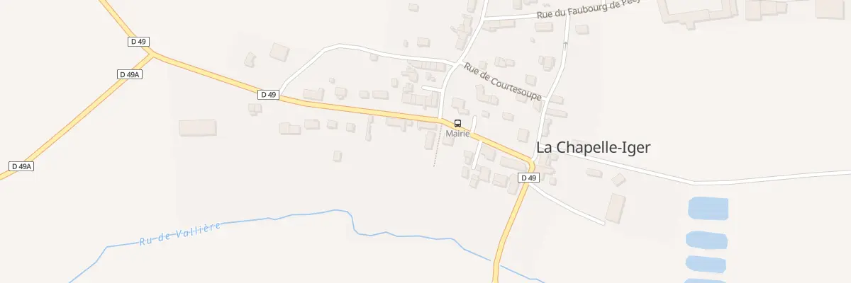 Plan du 7 Rue du Maréchal Leclerc à La Chapelle-Iger