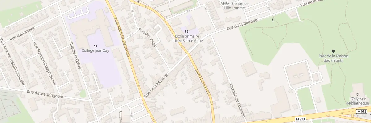 Plan du 48 Rue de la Mitterie à Lille