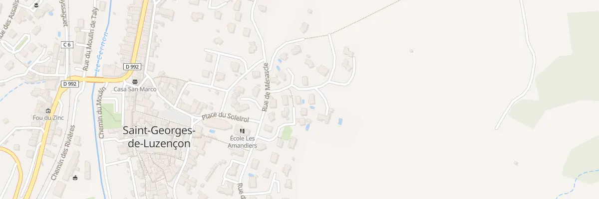 Plan du 10 Rue du Soleirol à Saint-Georges-de-Luzençon