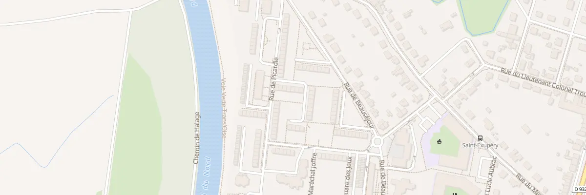 Plan du 5 Sq de Beauvais à Noyon