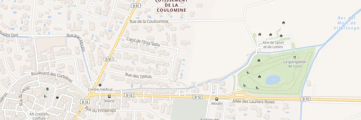 Plan du 24 Rue des Amandiers à Villelongue-de-la-Salanque