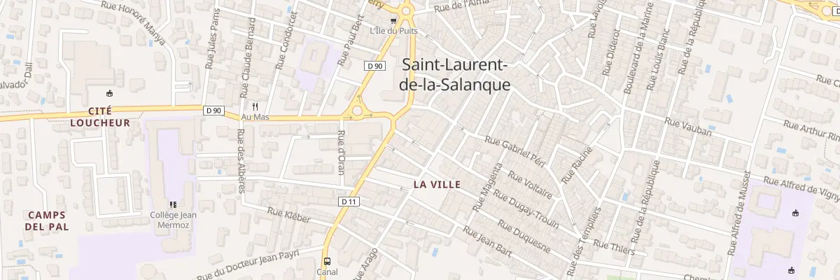 Plan du 7 Rue Bayard à Saint-Laurent-de-la-Salanque