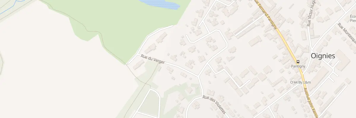 Plan du 4 Rue du Verger à Oignies