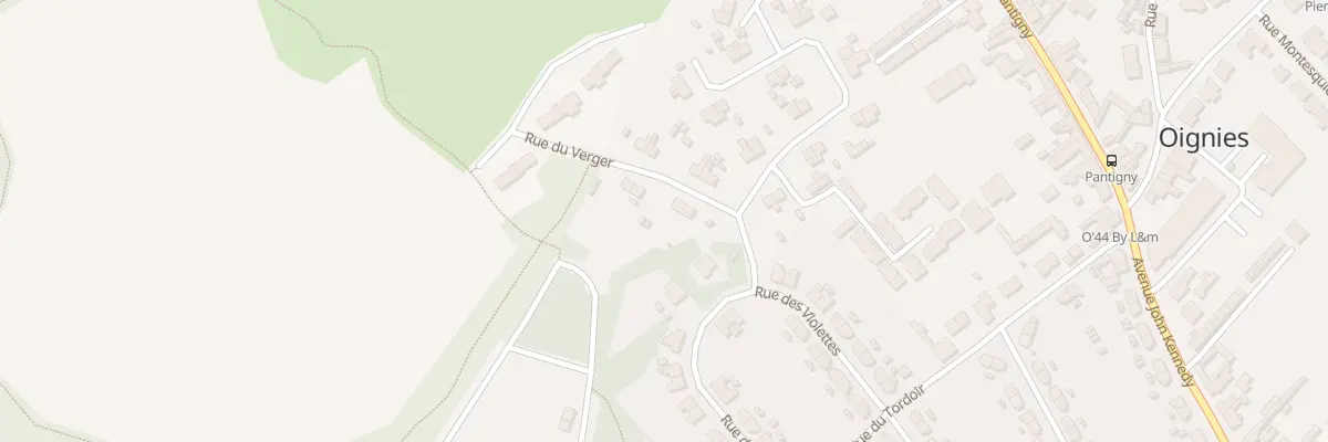 Plan du 5 Rue du Verger à Oignies