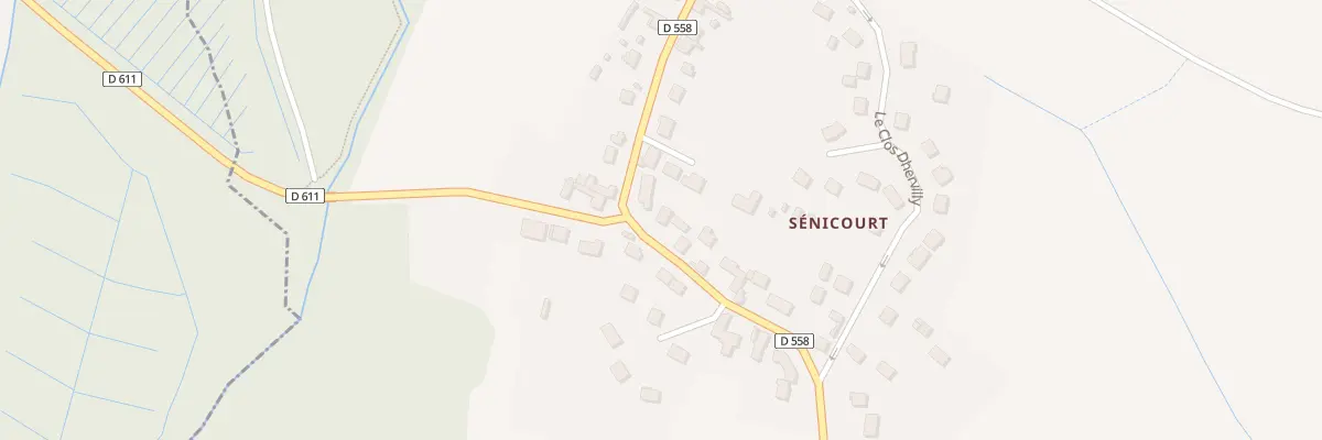 Plan du 21 Rte de Noyon à Genvry