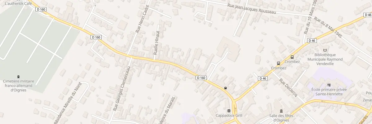 Plan du 28 Rue des 80 Fusillés à Oignies