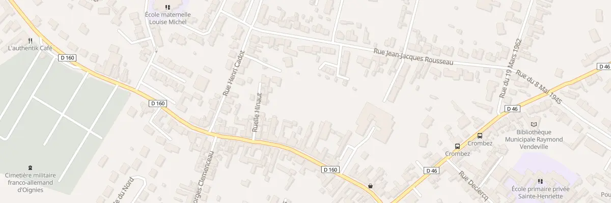 Plan du 32 Rue des 80 Fusillés à Oignies