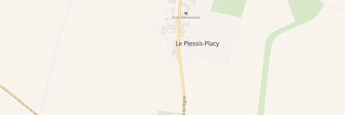 Plan du 30 Rue de l’Eglise au Plessis-Placy