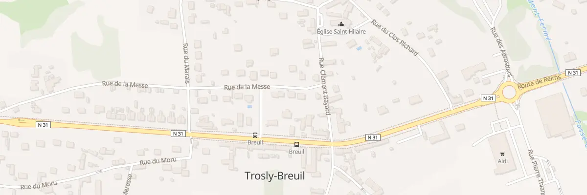 Plan du 58 Rue de la Messe à Trosly-Breuil