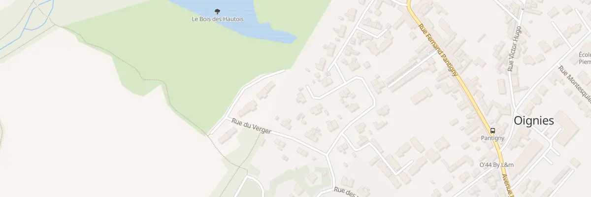 Plan du 30 Rue du Verger à Oignies