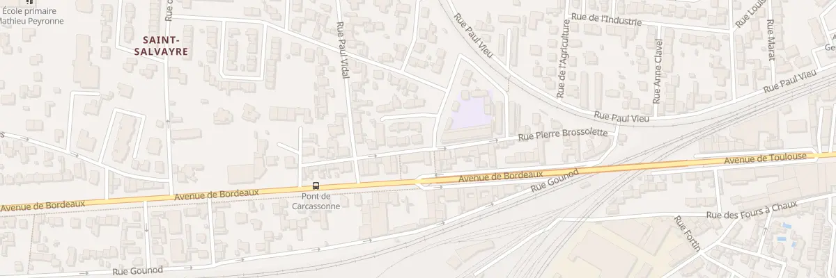 Plan du 10 Rue Pierre Brossolette à Narbonne