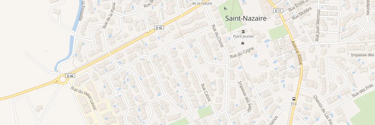 Plan du 8 Rue Cabrit à Saint-Nazaire