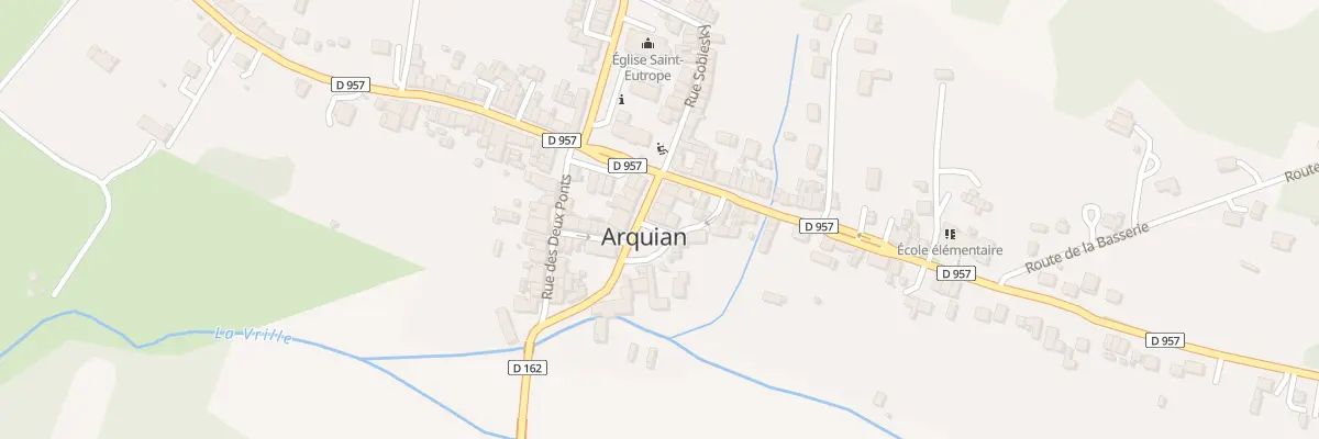 Plan du 7 Rue du Moulin à Arquian