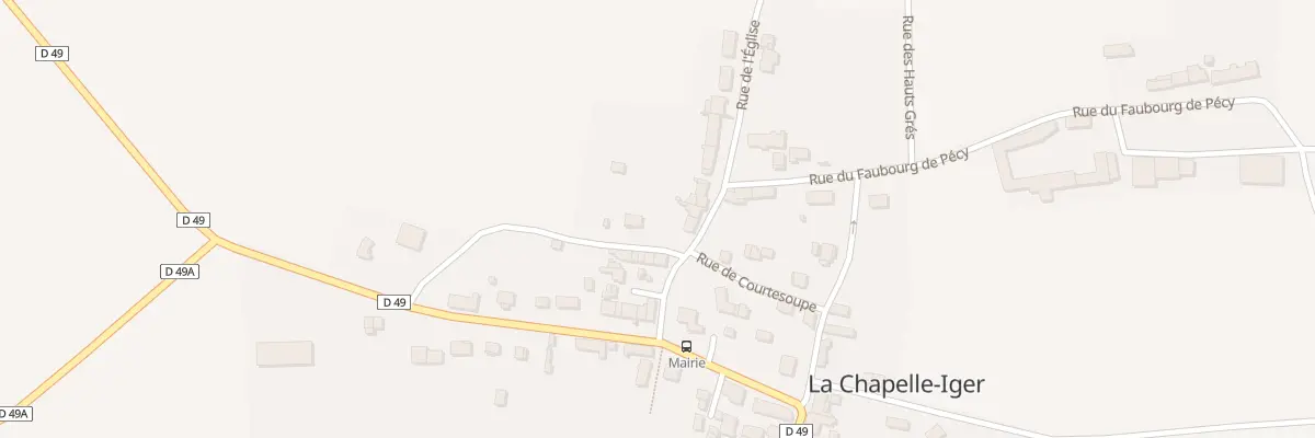 Plan du 5 Rue de l’Eglise à La Chapelle-Iger