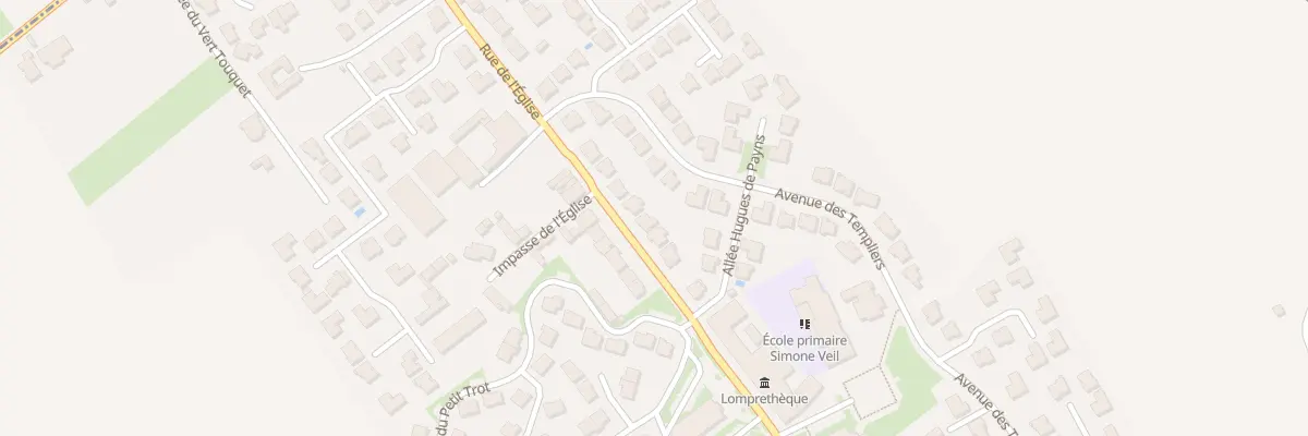 Plan du 102 Rue de l’Église à Lompret