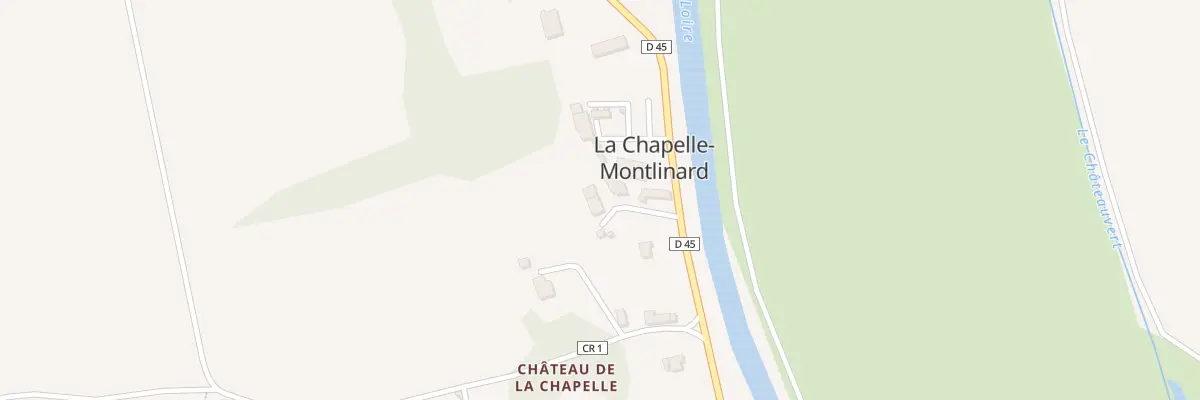 Plan du 21 Rte du Canal à La Chapelle-Montlinard
