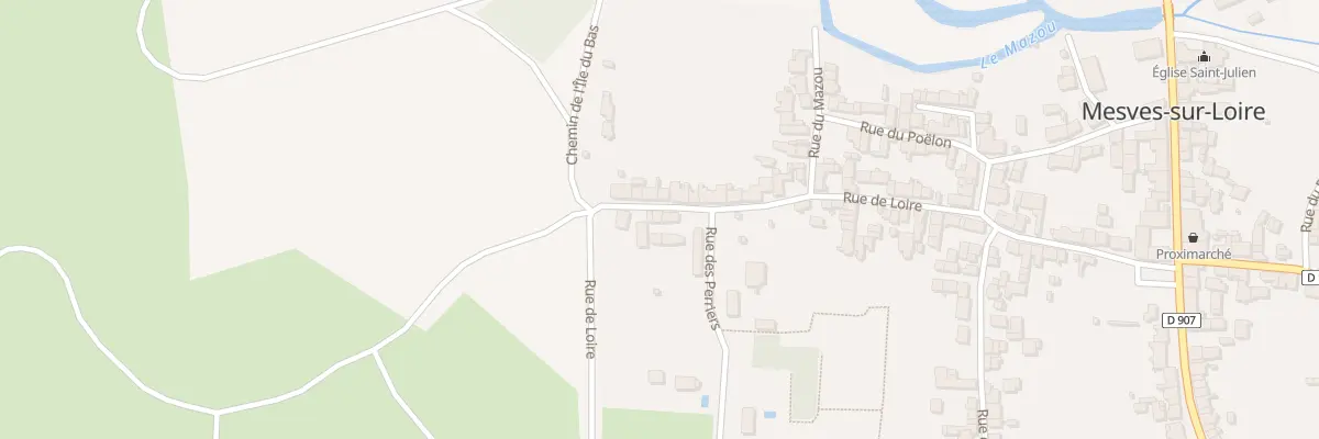 Plan du 47 Rue de Loire à Mesves-sur-Loire