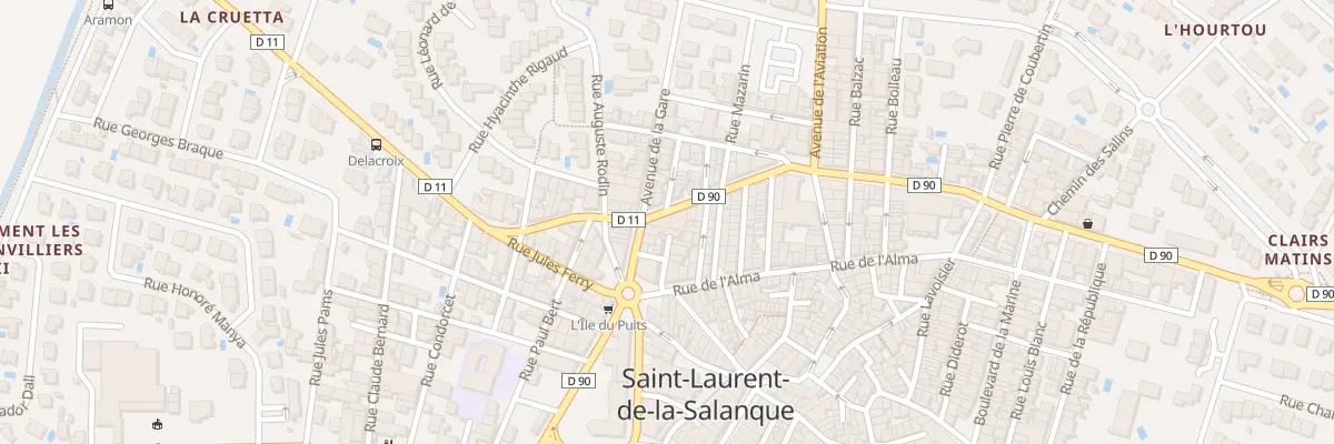 Plan du 2 Av Maréchal Foch à Saint-Laurent-de-la-Salanque