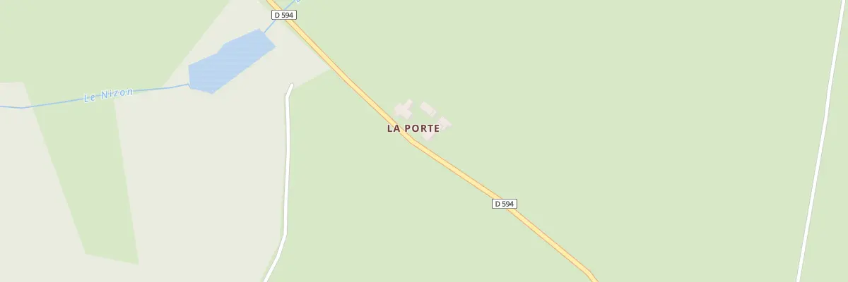 Plan du 1 La Porte à Château-sur-Allier