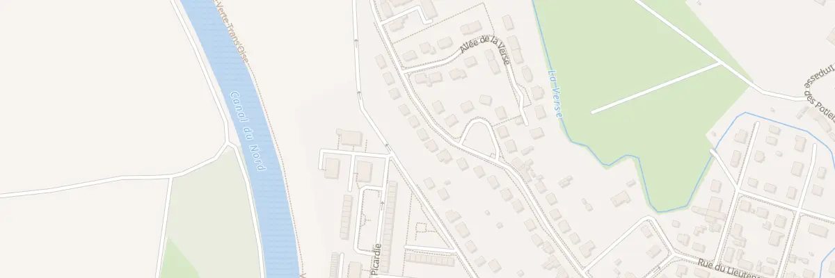 Plan du 33 Rue du Canal du Nord à Noyon