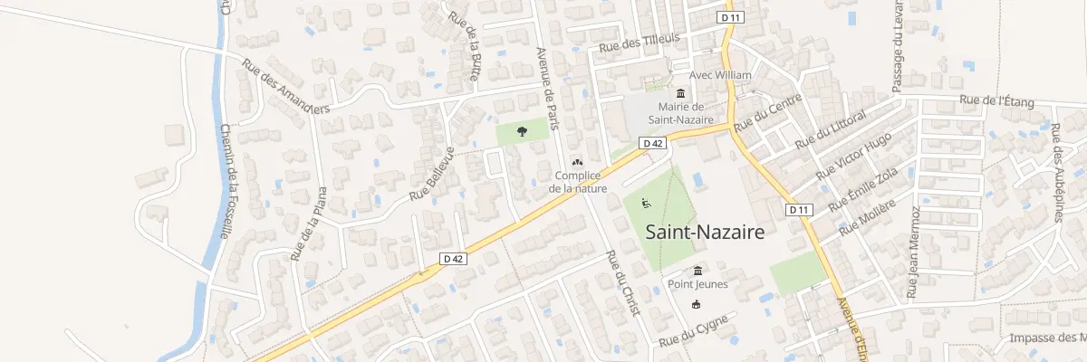 Plan du 1 Av de Paris à Saint-Nazaire