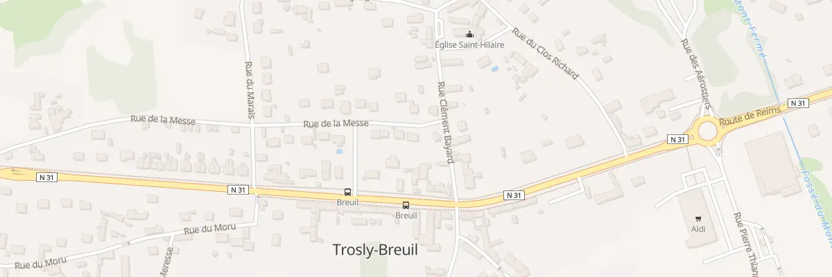 Plan du 60 Rue de la Messe à Trosly-Breuil
