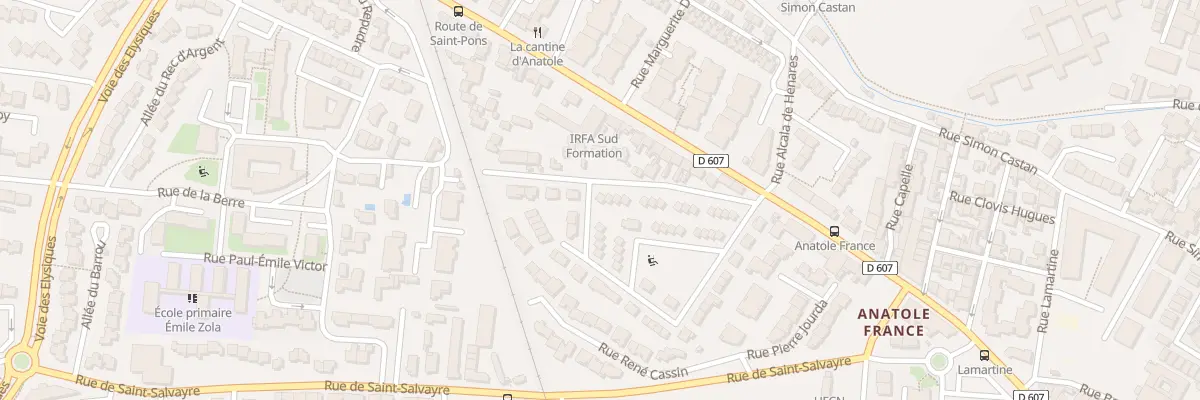 Plan du 27 Rue Braille à Narbonne