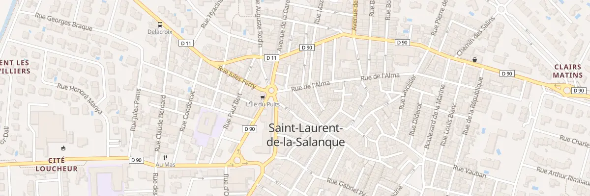 Plan du 4 Rue Armand Barbes à Saint-Laurent-de-la-Salanque