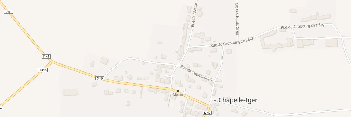 Plan du 3 Rue de l’Eglise à La Chapelle-Iger