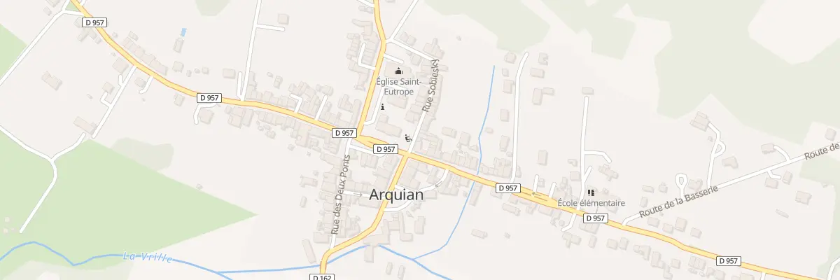 Plan du 1 Rte de Saint-Amand à Arquian
