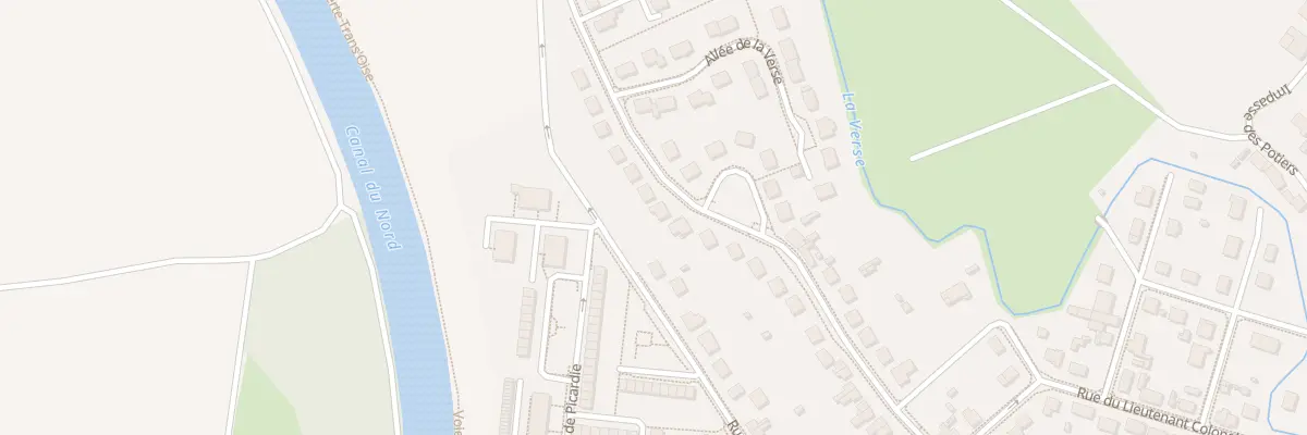 Plan du 31 Rue du Canal du Nord à Noyon