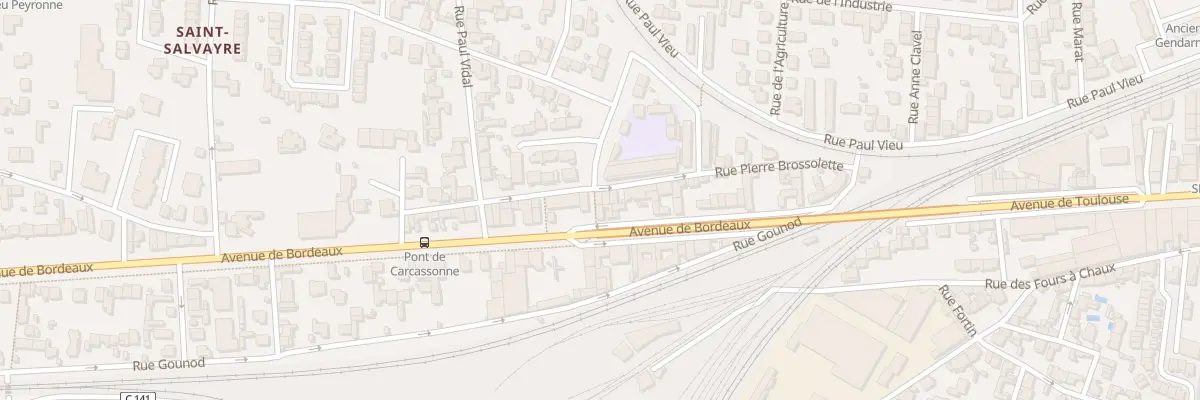 Plan du 9 Rue Pierre Brossolette à Narbonne