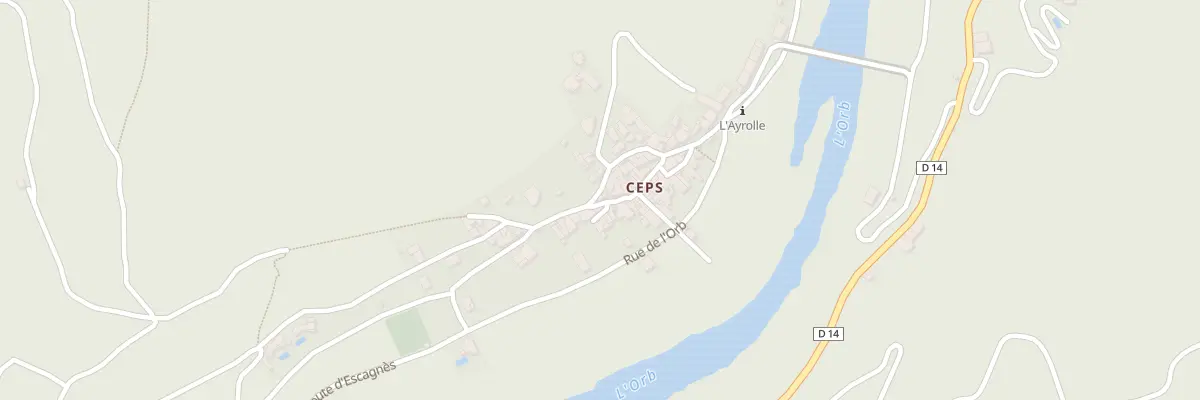 Plan du 5160 Ceps à Roquebrun