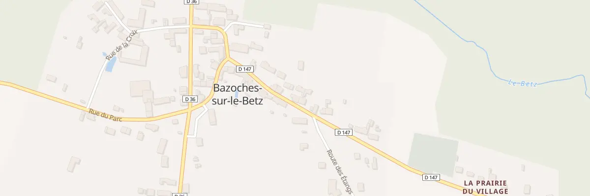 Plan du 13 Rue du Midi à Bazoches-sur-le-Betz