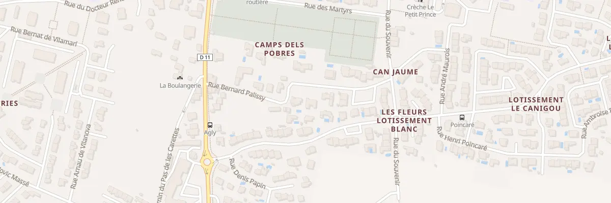 Plan du 25A Rue Bernard Palissy à Saint-Laurent-de-la-Salanque