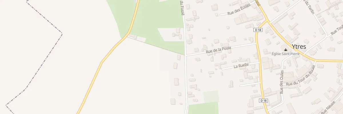 Plan du 8 Rue du Fossé à Ytres