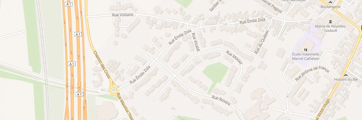 Plan du 5 Rue Mozart à Noyelles-Godault