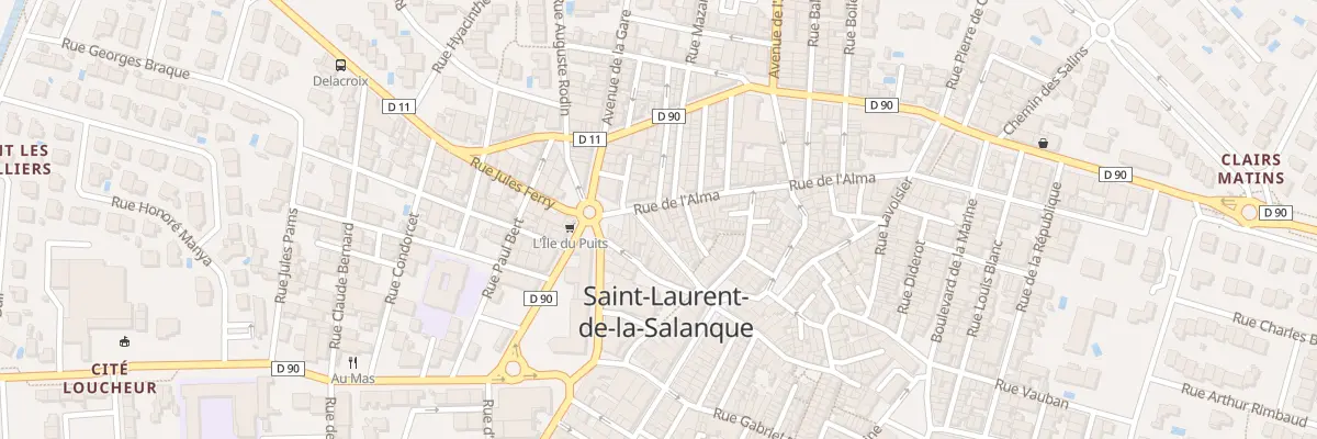 Plan du 3 Rue Armand Barbes à Saint-Laurent-de-la-Salanque