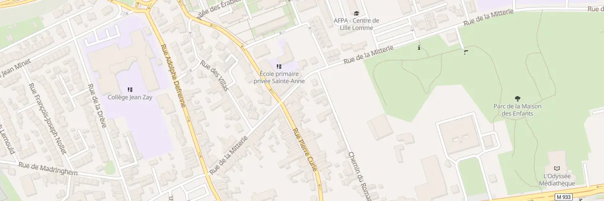 Plan du 52 Rue de la Mitterie à Lille