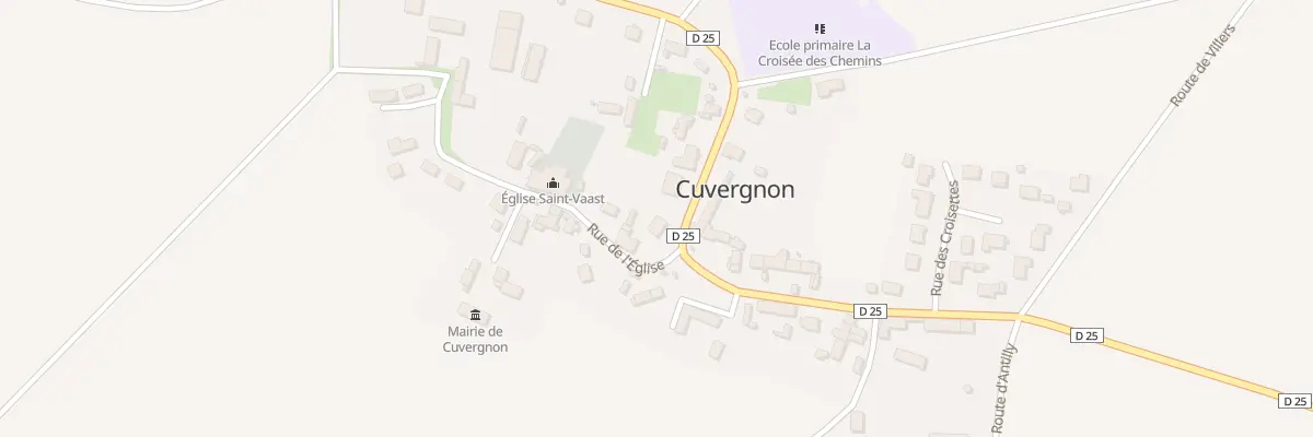 Plan du 257 Rue St Vaast à Cuvergnon