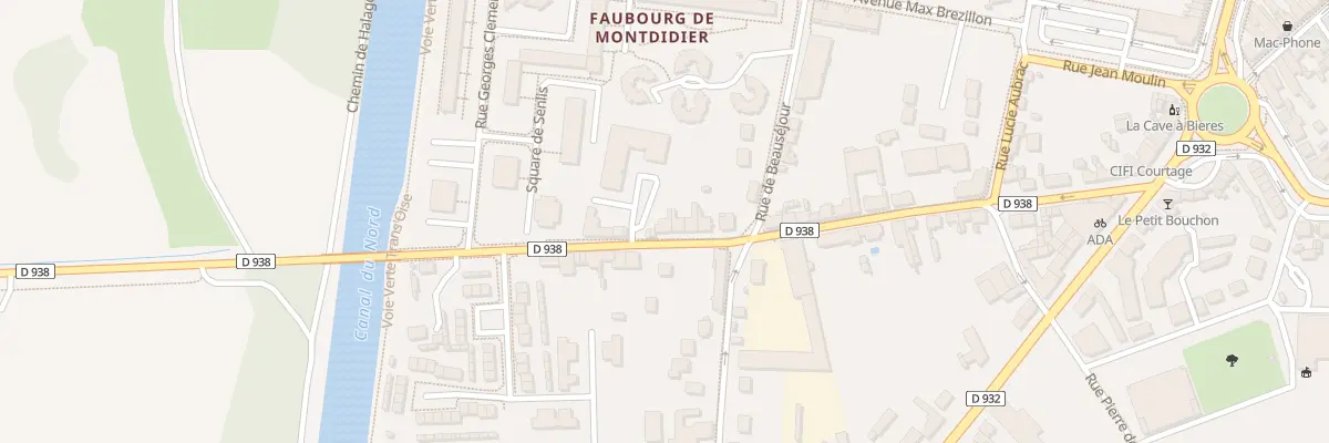 Plan du 46 Rue de Montdidier à Noyon