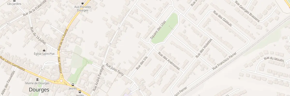 Plan du 24 Sq des Lilas à Dourges
