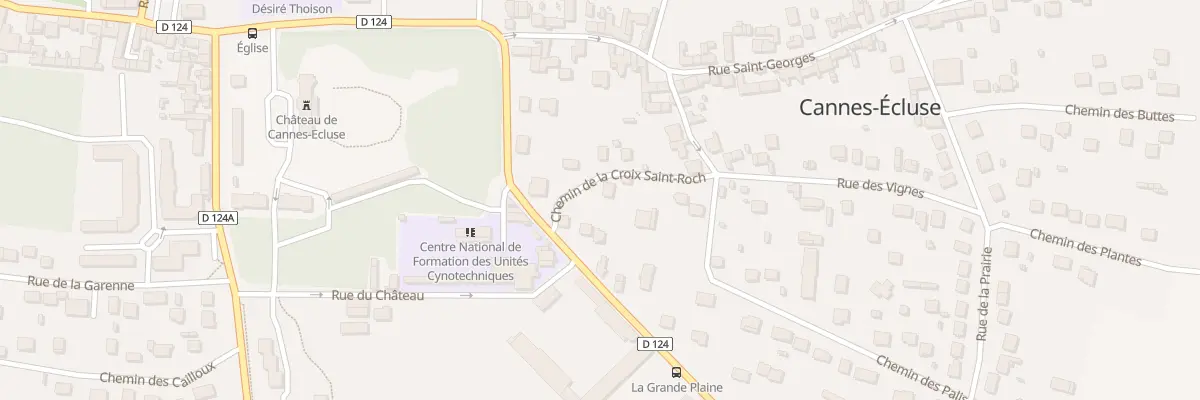 Plan du 2 Che de la Croix Saint Roch à Cannes-Écluse