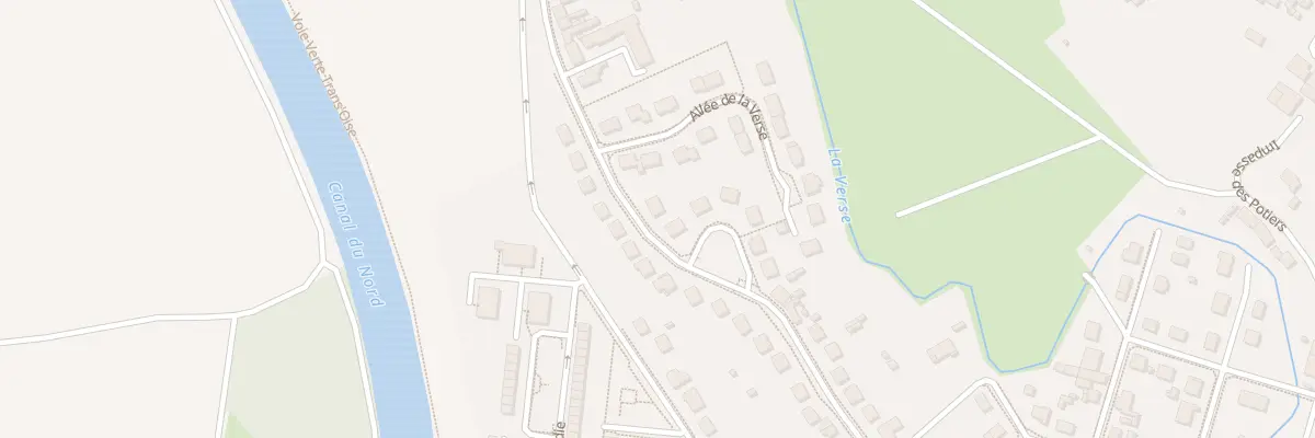 Plan du 32 Rue du Canal du Nord à Noyon