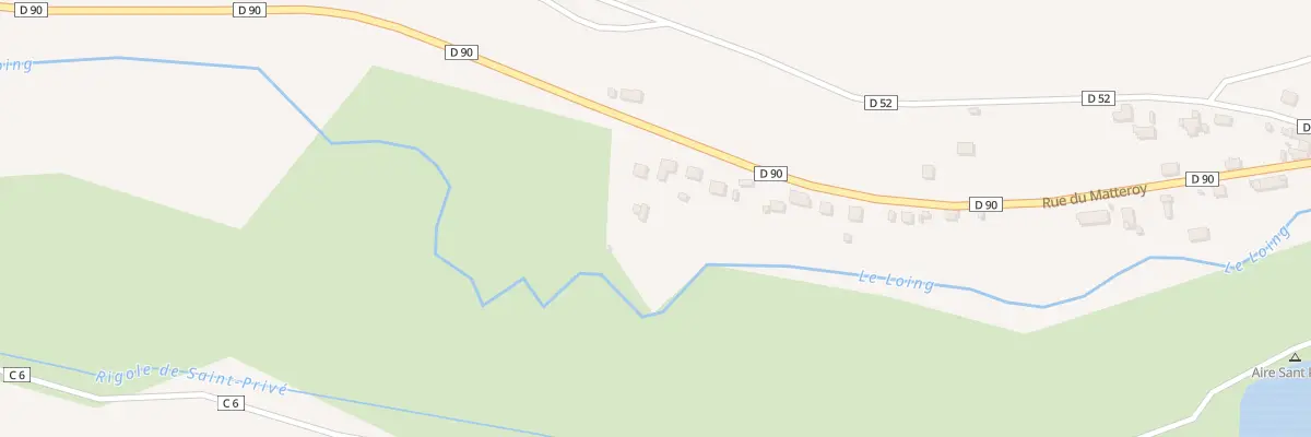Plan du 45 Rue du Matteroy à Saint-Privé