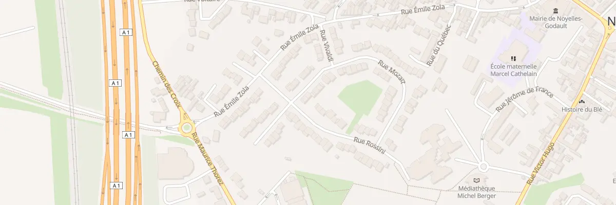 Plan du 2 Rue Mozart à Noyelles-Godault